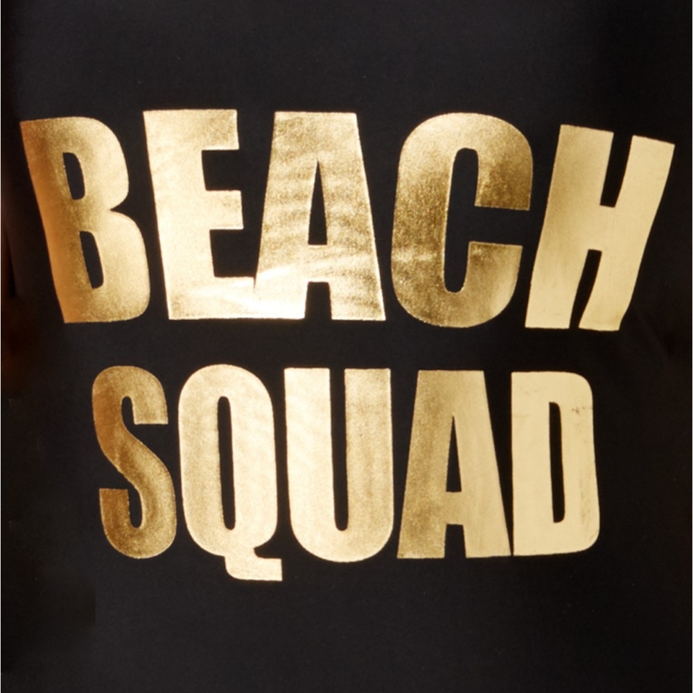 Beach Squad Graphic One Piece High Leg Swimsuit - Picture 5 of 5